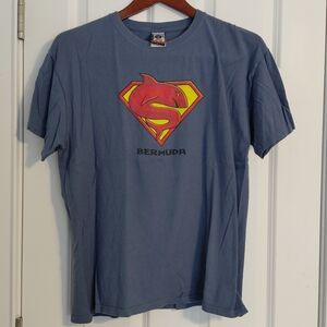 Blue Superman Shark T-Shirt, Size L